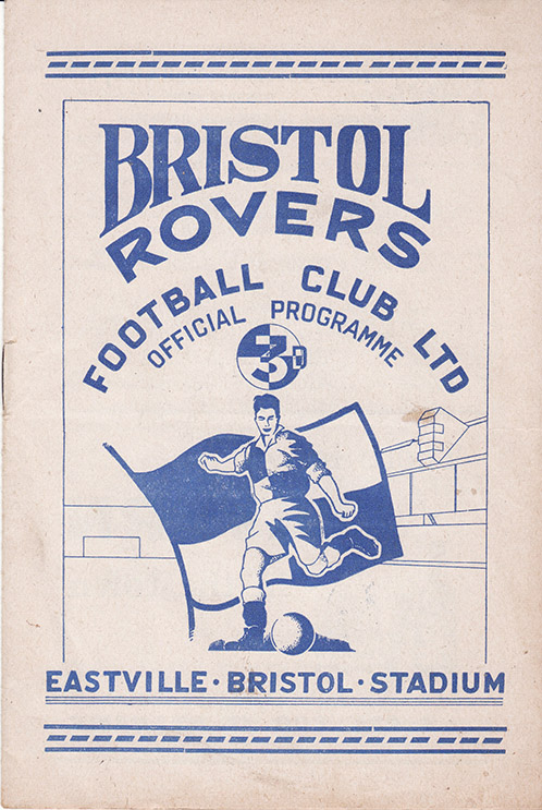 <b>Monday, August 20, 1951</b><br />vs. Bristol Rovers (Away)